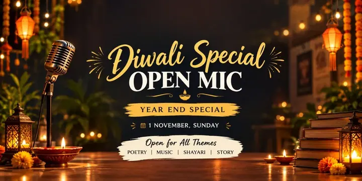 Open Mic: Diwali Special poster