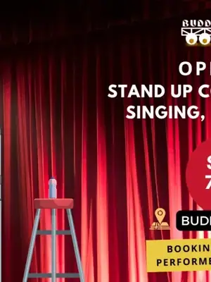 Open Mic for Comedy, Poetry, Storytelling, Singing poster