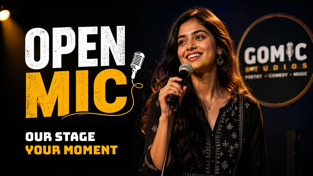 Open Mic - Shayari, Comedy, Poetry