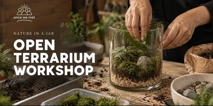 Open Terrarium Workshop poster