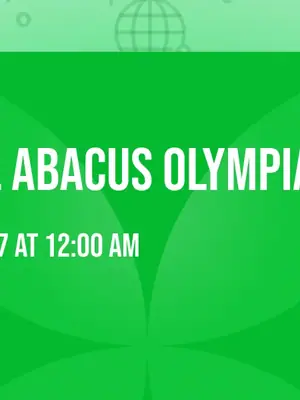 Original Abacus Olympiad poster