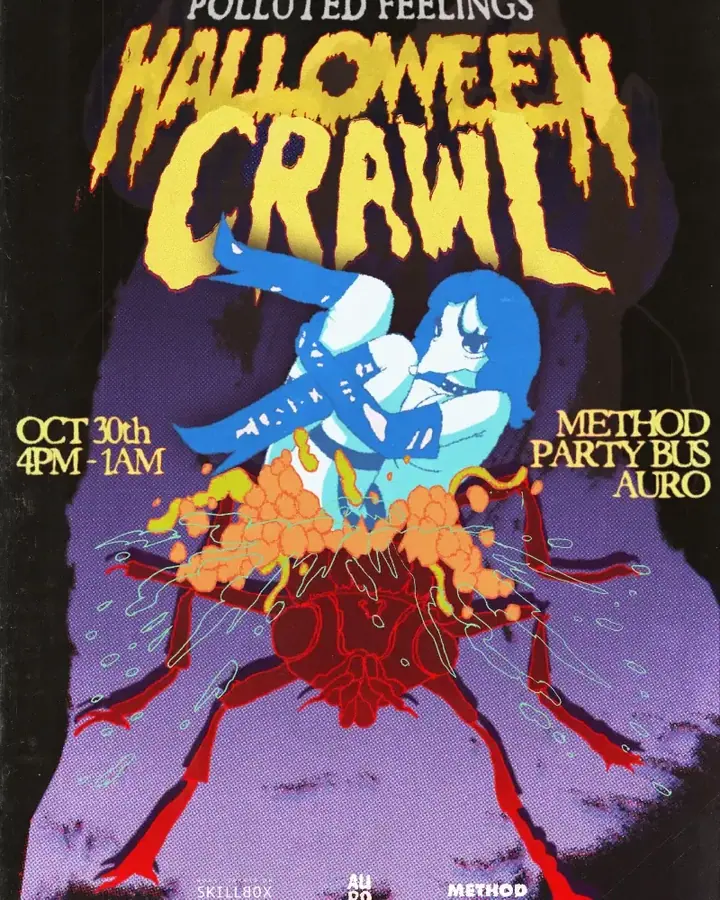P0lluted Feelings: Halloween Crawl poster