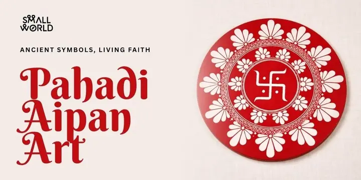 Pahadi Aipan Art poster