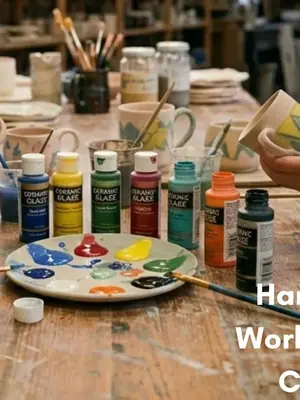 Paint a Custom Mug Workshop poster