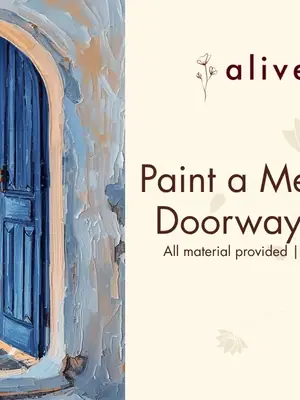 Paint a Mediterranean Doorway in Acrylics poster