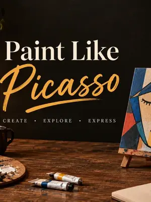 Paint Like Picasso poster