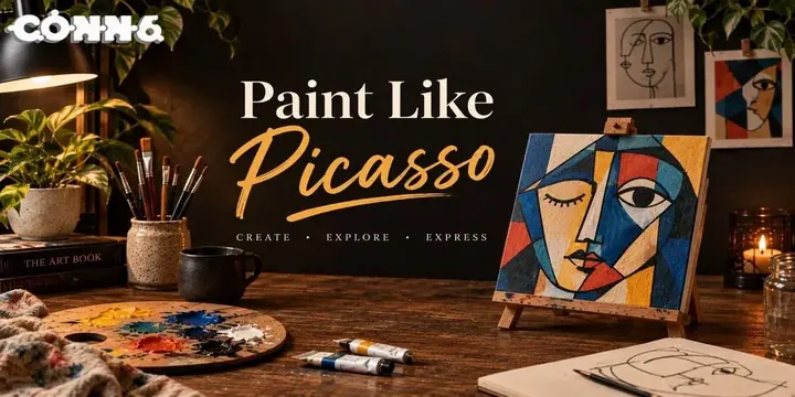 Paint Like Picasso poster