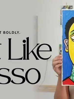 Paint Like Picasso poster