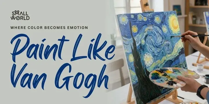 Paint Like Van Gogh poster
