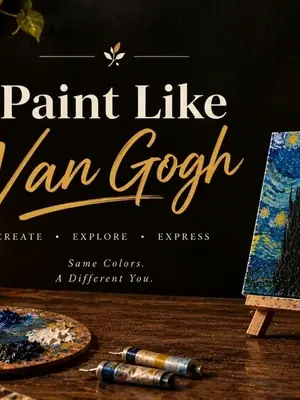 Paint Like Van Gogh poster