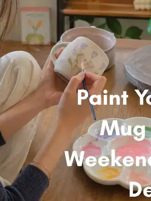 Paint Your Own Mug poster