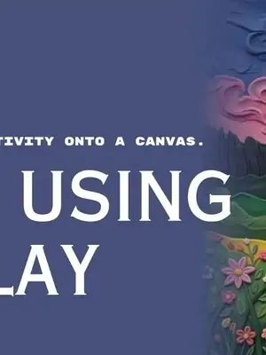 Painting Using Clay poster