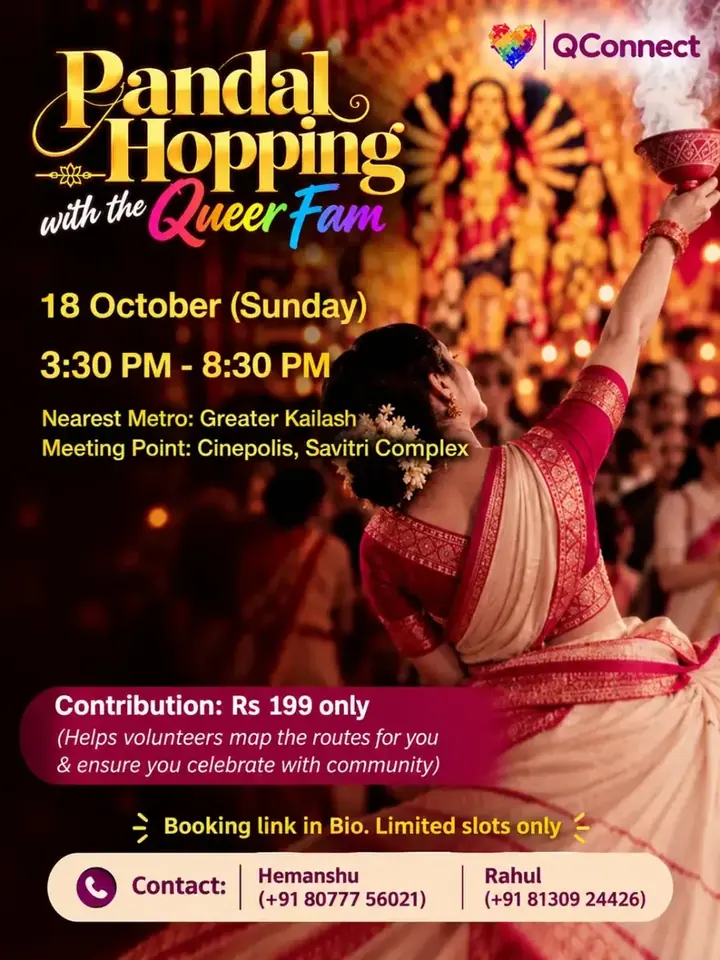 Pandal Hopping with Queer Fam poster
