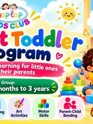 Parent Toddler Monthly Program poster
