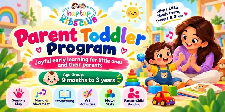 Parent Toddler Monthly Program poster