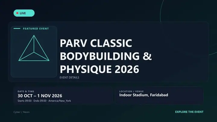 Parv Classic Bodybuilding & Physique 2026 poster