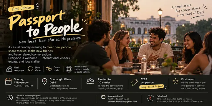 Passport to People: New Faces, Real Stories, No Pressure poster