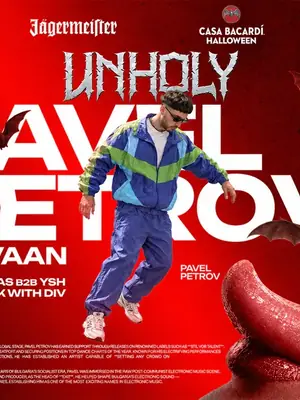 Pavel Petrov at UNHOLY Halloween Edition poster