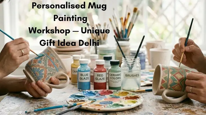 Personalised Mug Painting Workshop poster