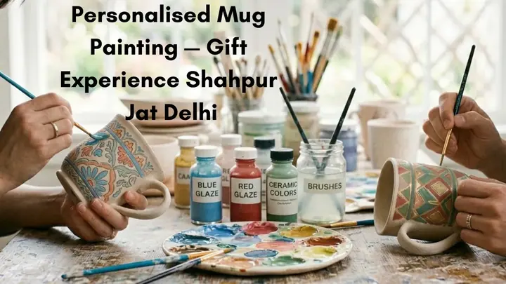 Personalised Mug Painting Workshop poster
