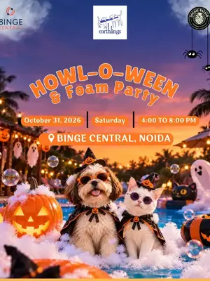 Pet Palooza: Howloween Party & Foam Festival Noida poster