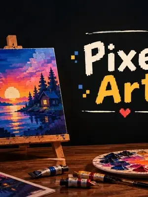 Pixel Art poster