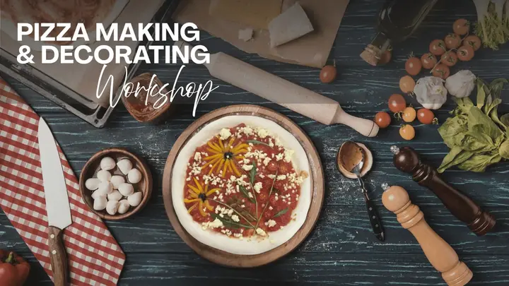 Pizza Making & Decorating Workshop poster
