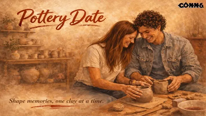 Pottery Date - Clay and Connect poster
