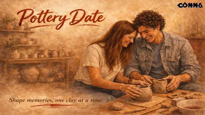 Pottery Date - Clay and Connect poster