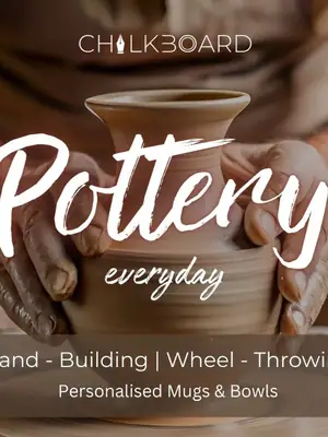 Pottery Workshop: Weekday & Weekend poster