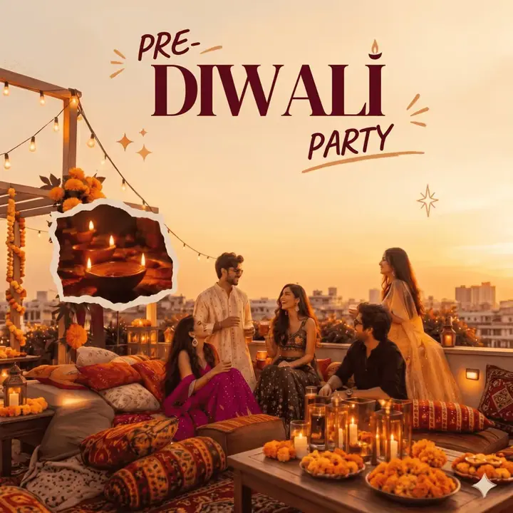 Pre-Diwali Party poster