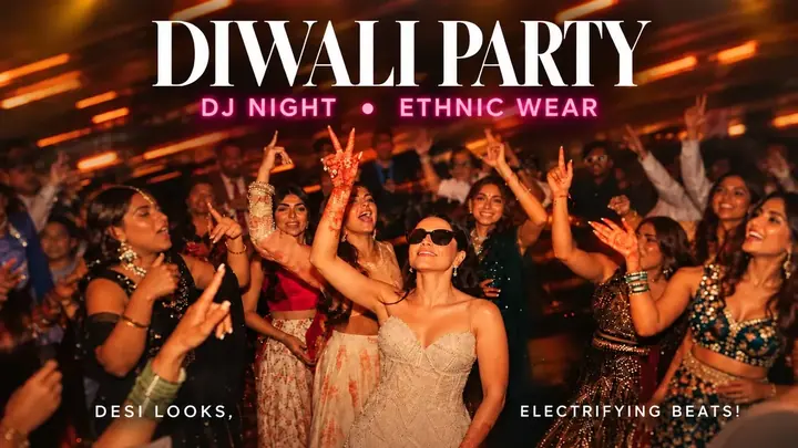 Pre Diwali Party poster