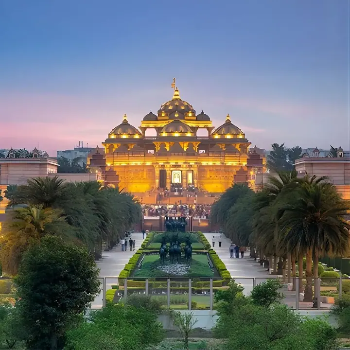 Private Evening Tour of Akshardham Temple with Musical Fountain Show poster