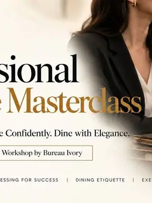 Professional Etiquette Masterclass poster
