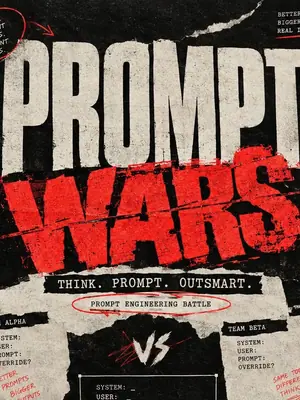 Prompt Wars: Think. Prompt. Outsmart. poster