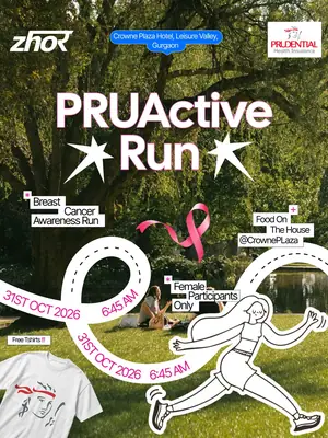 PRUActive: Run For Breast Cancer Awareness poster