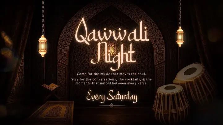 Qawwali Night Every Saturday poster