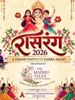 Raas Rang 2026 - A Grand Navratri Garba Night poster