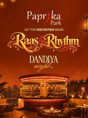 Raas & Rhythm – Dandiya Night at Paprika Park poster