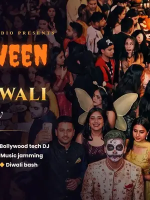 Ragas Halloween x Pre-Diwali Party poster