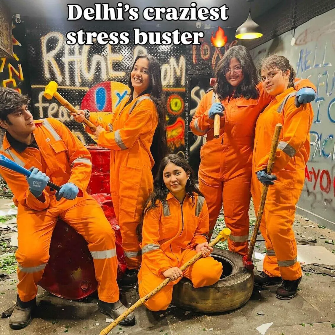 Rage Room Date At Rage Cage Delhi poster