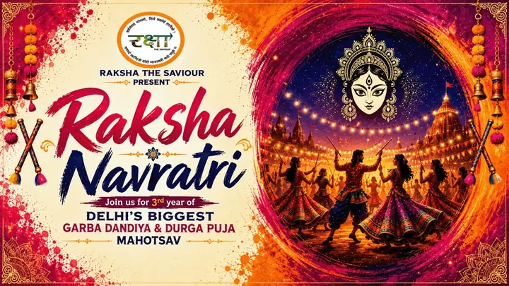 Raksha Navratri Garba Dandiya Mahotsav 3.0 poster