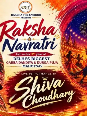 Raksha Navratri Garba Dandiya Mahotsav 3.0 poster