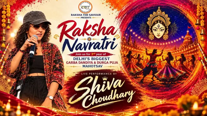 Raksha Navratri Garba Dandiya Mahotsav 3.0 poster