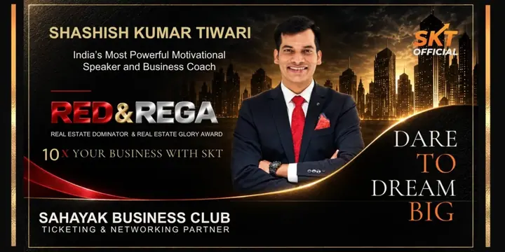 RED & REGA Delhi 2026: Real Estate Growth & Networking Event poster