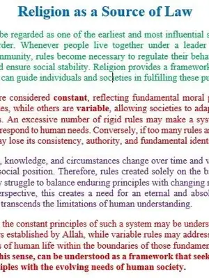 Religion and Law poster