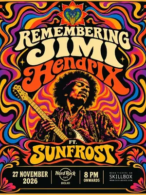 Remembering Jimi Hendrix Ft. Sunfrost poster