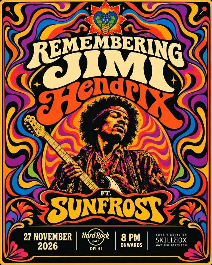 Remembering Jimi Hendrix Ft. Sunfrost poster