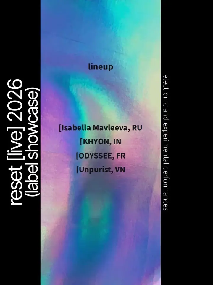 Reset Live 2026 Label Showcase poster