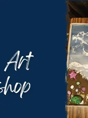 Resin Art Workshop poster